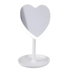 Online NANU-NANA LED-Spiegel Form, Herz/weiß, 26 Cm