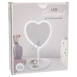 Online NANU-NANA LED-Spiegel Form, Herz/weiß, 26 Cm