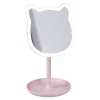Outlet NANU-NANA LED-Spiegel Form, Katze/rosa, 26 Cm