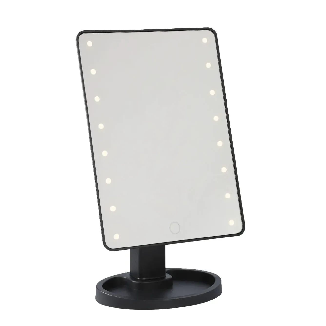 Clearance NANU-NANA LED-Spiegel, Schwarz, 31 Cm