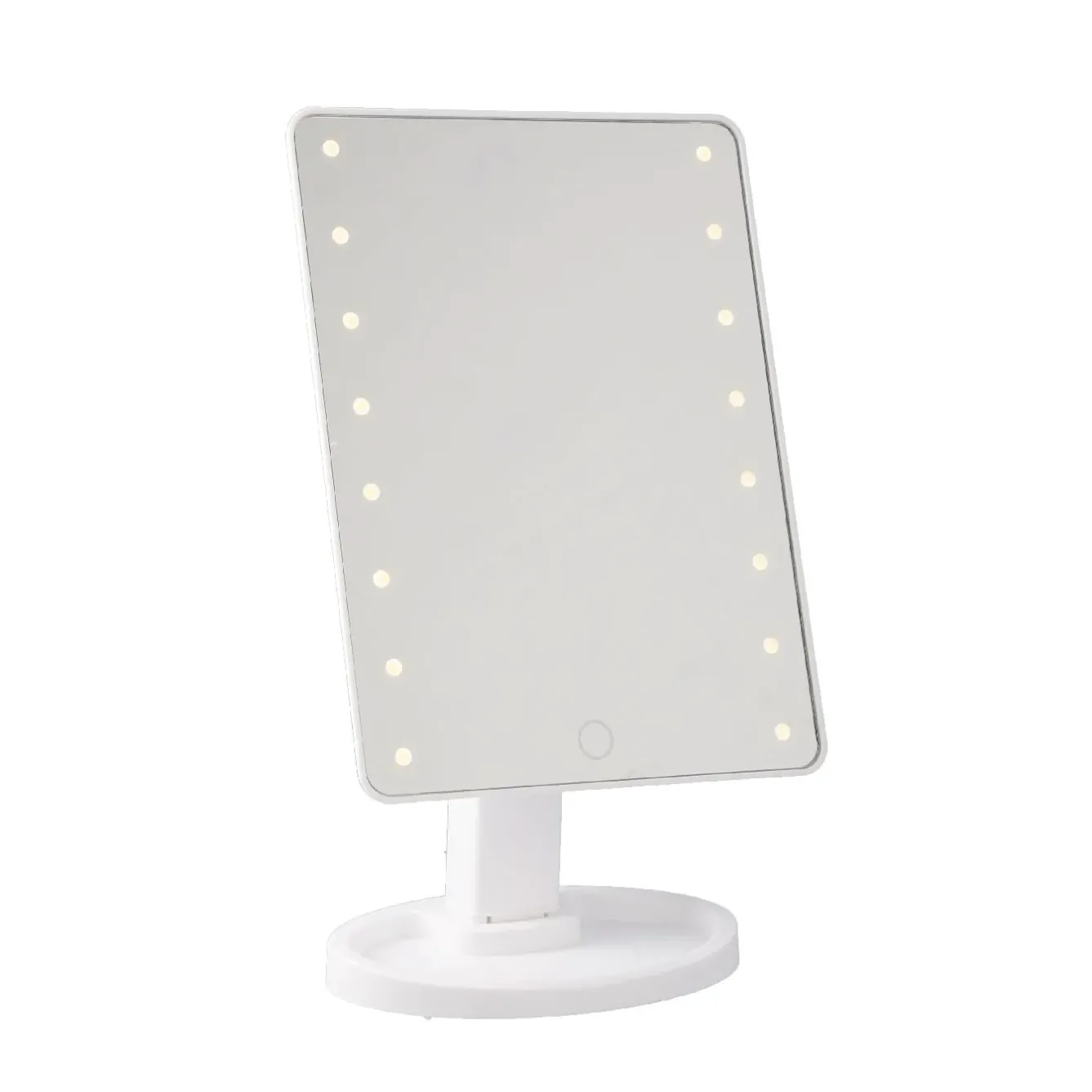 Outlet NANU-NANA LED-Spiegel, Weiß, 31 Cm