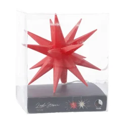 Hot NANU-NANA LED-Stern, 16 Zacken, Rot, 12 Cm