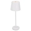 Fashion NANU-NANA LED-Tischlampe Akku, Weiß, 28 Cm