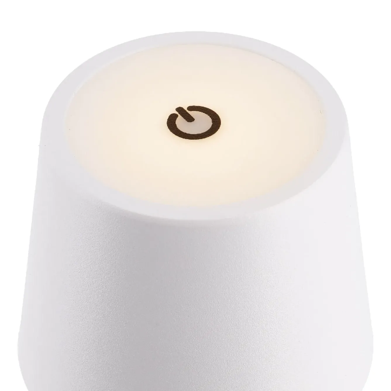 Fashion NANU-NANA LED-Tischlampe Akku, Weiß, 28 Cm