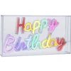 Discount NANU-NANA Lichtbox Neon, Happy Birthday, 23 Cm