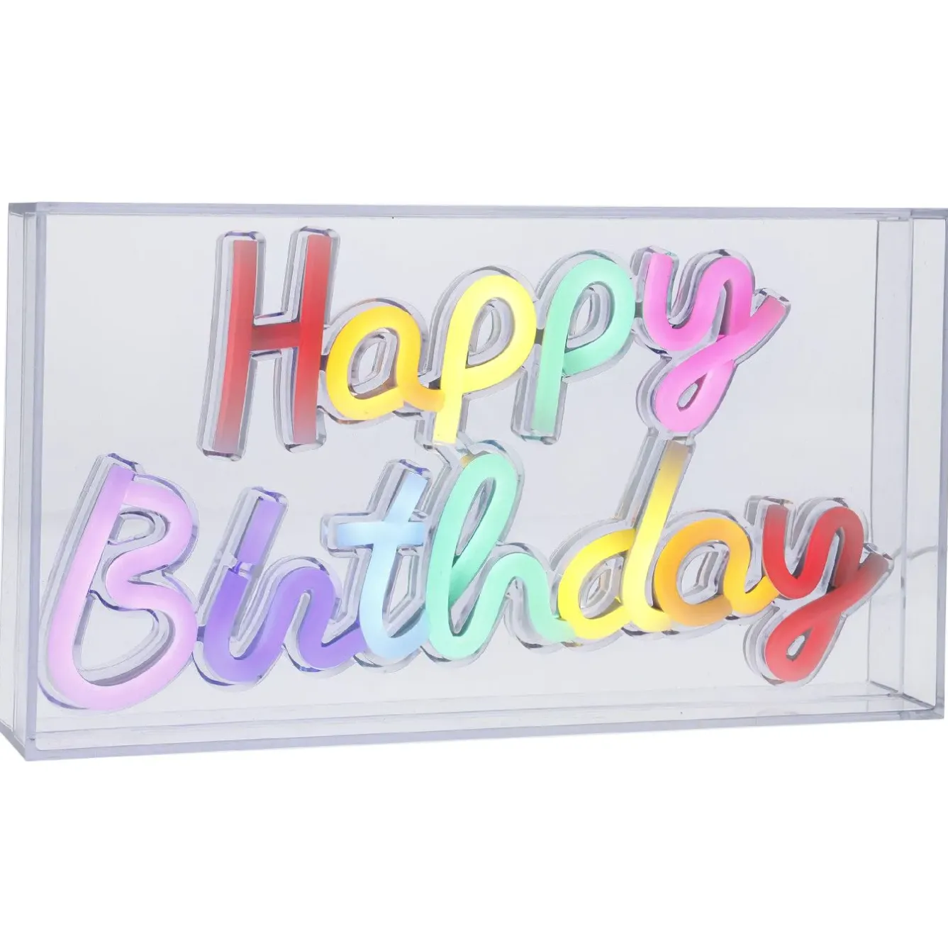 Discount NANU-NANA Lichtbox Neon, Happy Birthday, 23 Cm