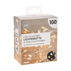 Sale NANU-NANA Lichterkette Cluster, 2 Farben, Silber, 100er