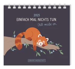 Sale NANU-NANA Mini-Tischkalender 2025, Einfach Mal Nichts Tun