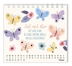 New NANU-NANA Mini-Tischkalender 2025, Floral