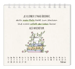 Fashion NANU-NANA Mini-Tischkalender 2025, Man Muss Mit Allem Rechnen