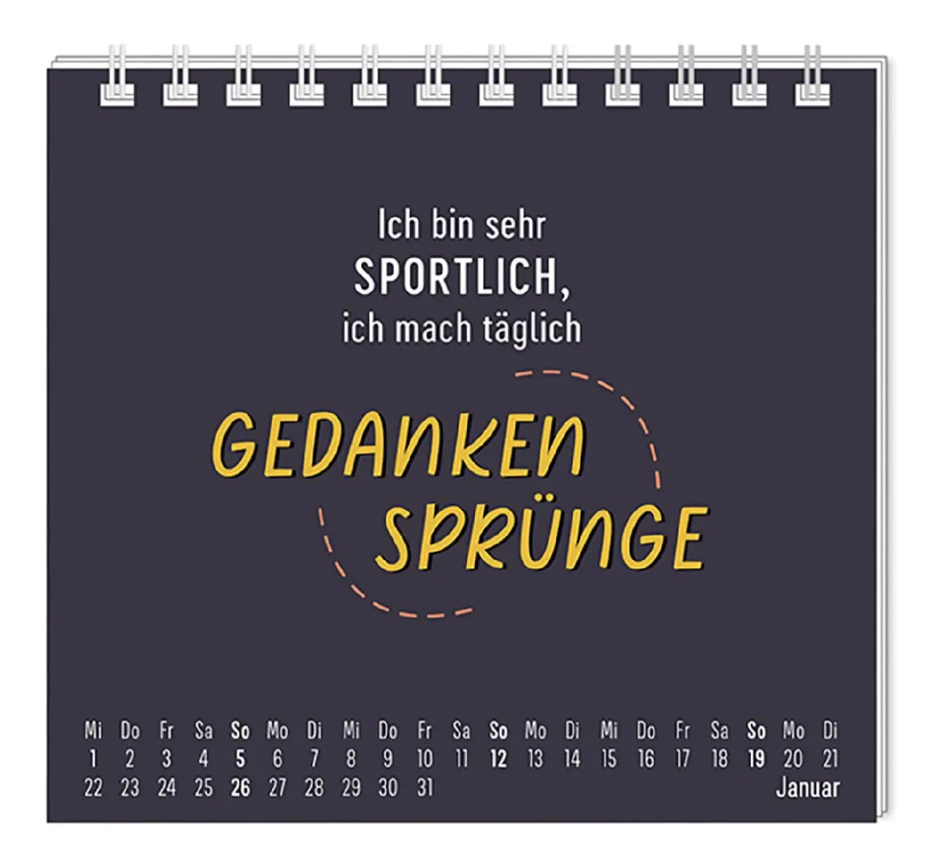 Best NANU-NANA Mini-Tischkalender 2025, Nett Kann Ich Auch