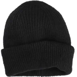 Fashion NANU-NANA Mütze Uni, Schwarz, 23 Cm
