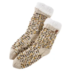 Best NANU-NANA Norweger-Socken Popcorn, Beige