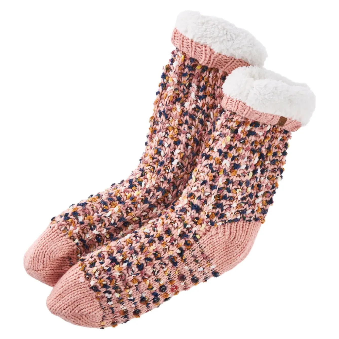 Clearance NANU-NANA Norweger-Socken Popcorn, Rosa