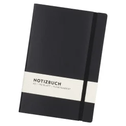 Clearance NANU-NANA Notizbuch A5, Uni, Schwarz