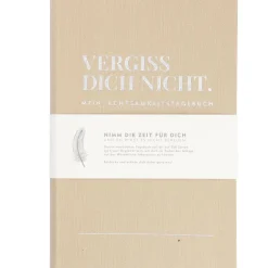 Outlet NANU-NANA Notizbuch Achtsamkeit, Vergiss Dich Nicht, Sand