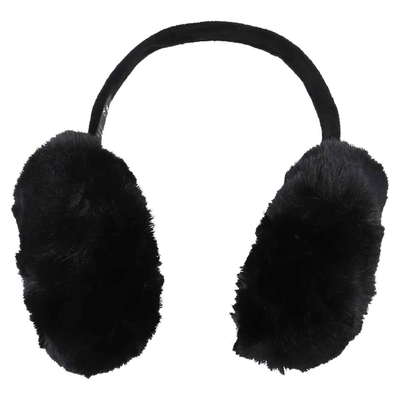 New NANU-NANA Ohrenwärmer Fluffy XXL, Schwarz