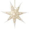 Discount NANU-NANA Papierstern, Weiß/gold, Ornament, 18 Cm