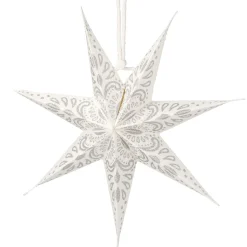 Discount NANU-NANA Papierstern, Weiß/silber, Ornament, 18 Cm