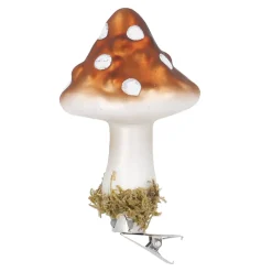 Online NANU-NANA Pilz-Clip Punkte, Braun, 10 Cm