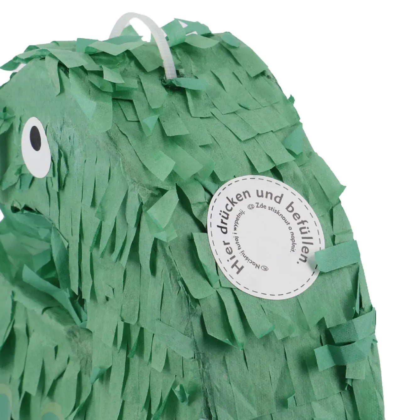 Best NANU-NANA Pinata Mini, Dino/grün, Höhe 16 Cm