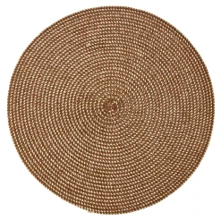 Outlet NANU-NANA Platzset Olana, Rund/braun, 38 Cm