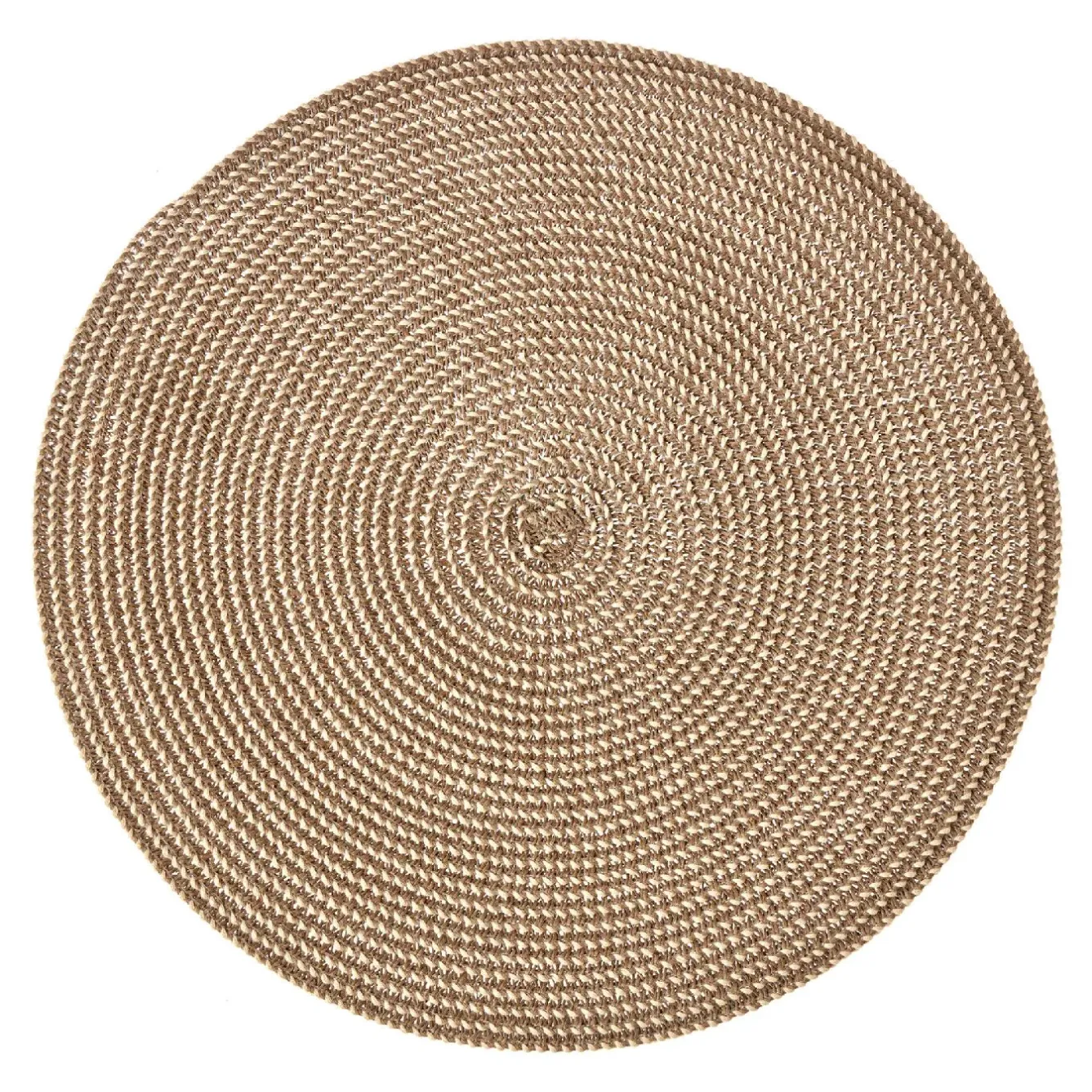Discount NANU-NANA Platzset Olana, Rund/hellgrau, 38 Cm