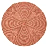 Hot NANU-NANA Platzset Olana, Rund/terracotta, 38 Cm