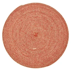 Hot NANU-NANA Platzset Olana, Rund/terracotta, 38 Cm