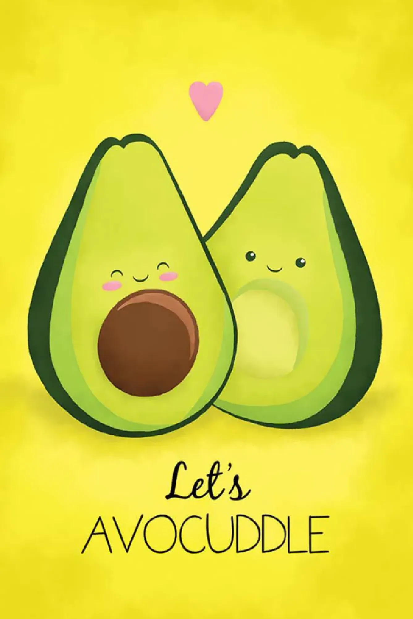 Outlet NANU-NANA Poster Avocado - Let's Avocuddle, Nr. 64