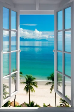 Fashion NANU-NANA Poster Beach Window, Nr. 91