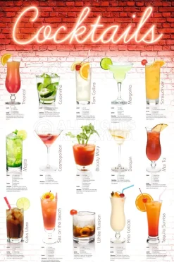 New NANU-NANA Poster Cocktails - German, Nr. 17