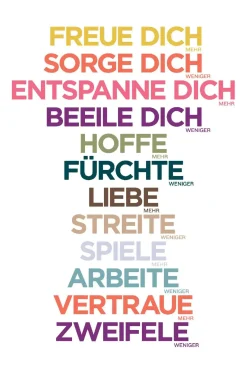 Fashion NANU-NANA Poster Freue Dich Mehr, Nr. 37