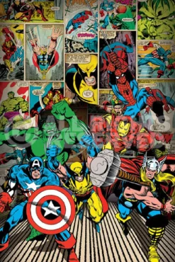 New NANU-NANA Poster Here Come The Heroes, Nr. 136