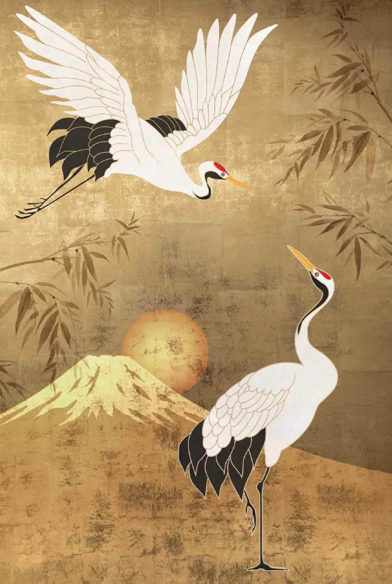 Online NANU-NANA Poster Japanese Cranebirds, Nr. 80