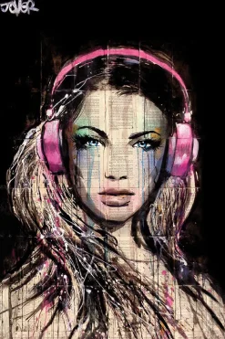 Clearance NANU-NANA Poster Loui Jover - Dj Girl, Nr. 58