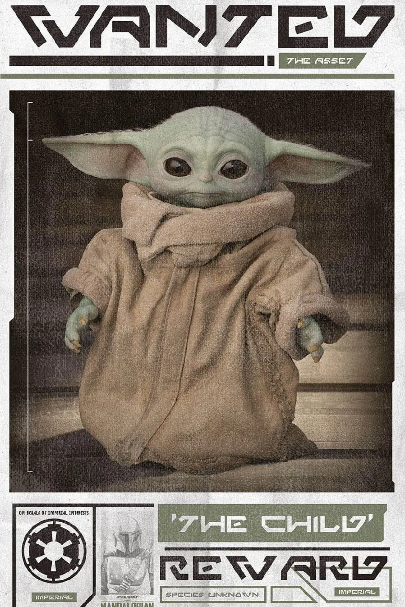 New NANU-NANA Poster Mandalorian The Child, Nr. 222