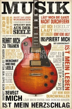 New NANU-NANA Poster Musik Ist Leidenschaft, Nr. 82