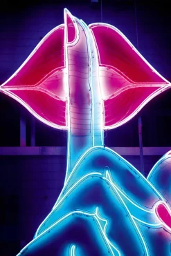 Fashion NANU-NANA Poster Neon Lips, Nr. 69