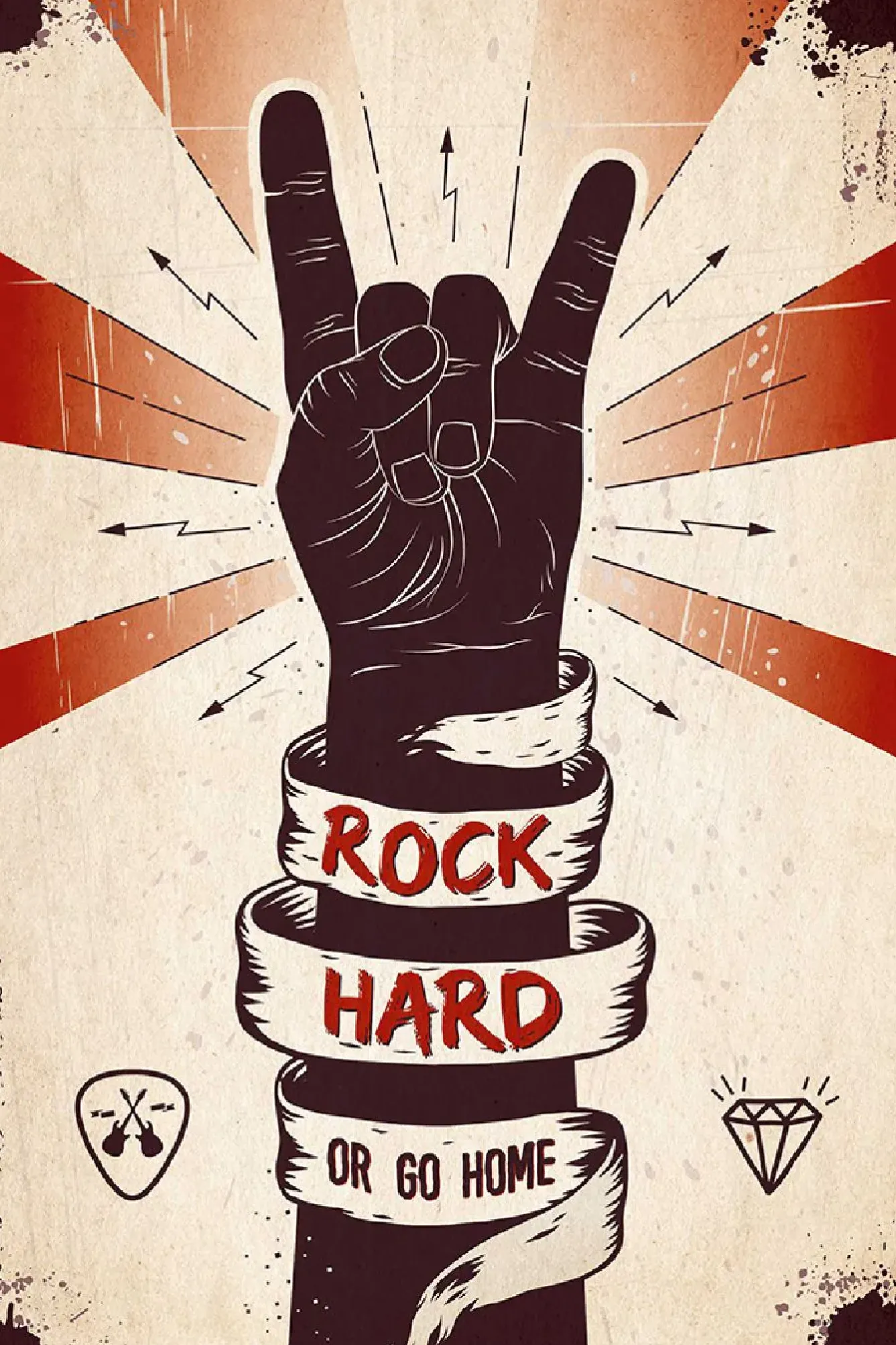 New NANU-NANA Poster Rock Hard, Nr. 227
