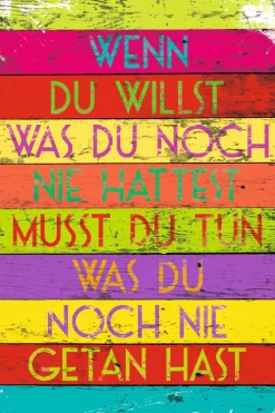 Clearance NANU-NANA Poster Wenn Du Willst, Nr. 210