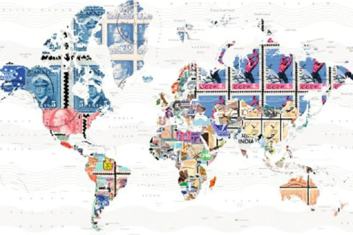 New NANU-NANA Poster World Of Stamps, Nr. 186