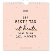 Outlet NANU-NANA Postkarten Kalender, 2025, Der Beste Tag