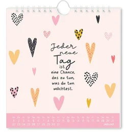 Outlet NANU-NANA Postkarten Kalender, 2025, Der Beste Tag