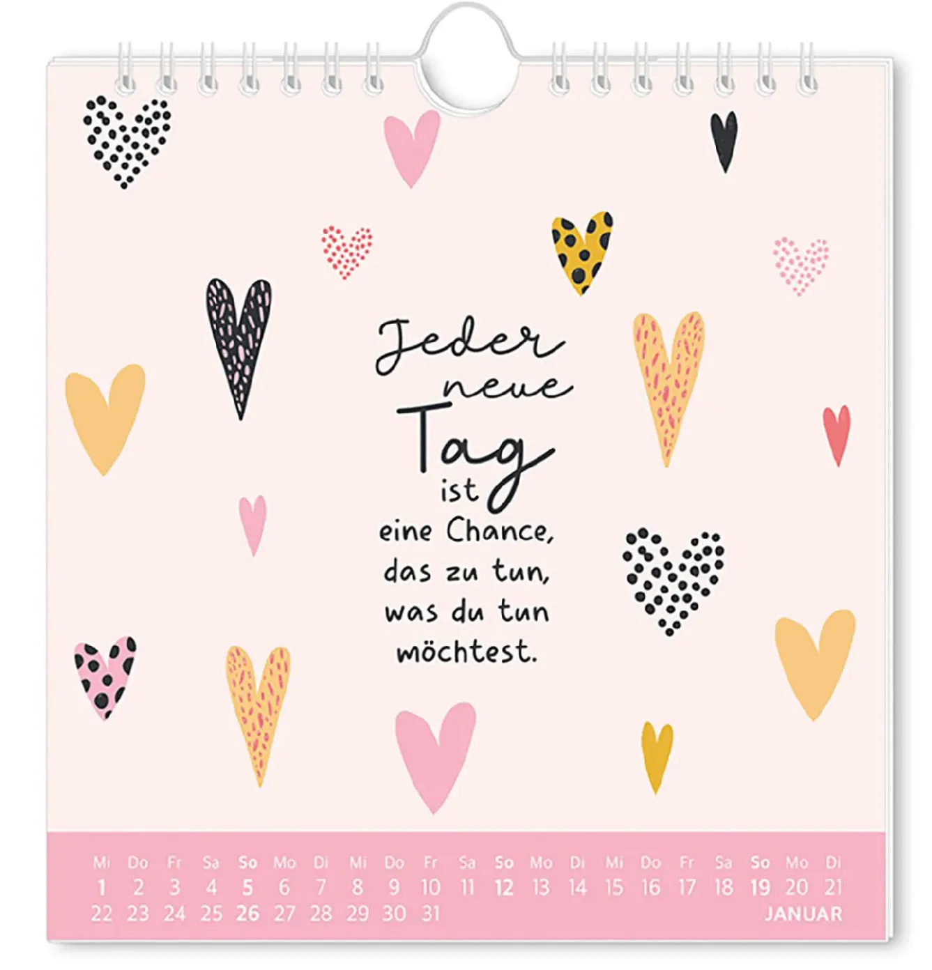 Outlet NANU-NANA Postkarten Kalender, 2025, Der Beste Tag