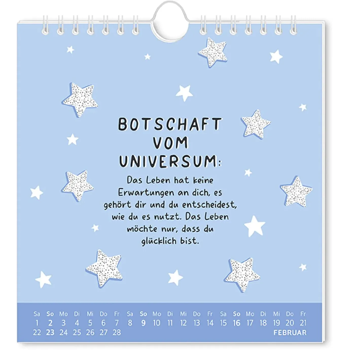 Outlet NANU-NANA Postkarten Kalender, 2025, Der Beste Tag