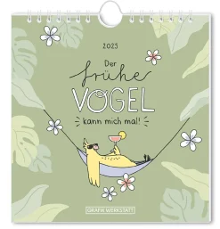 Sale NANU-NANA Postkarten Kalender, 2025, Der Frühe Vogel