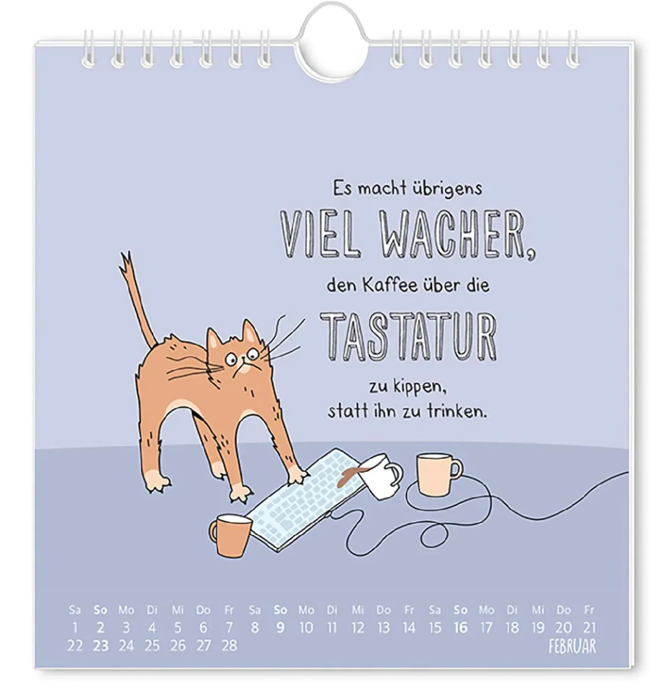 Sale NANU-NANA Postkarten Kalender, 2025, Der Frühe Vogel