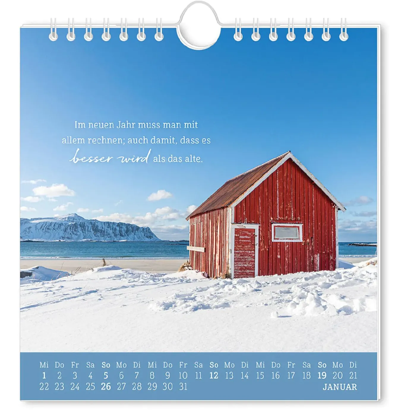 Outlet NANU-NANA Postkarten Kalender, 2025, Strandgut