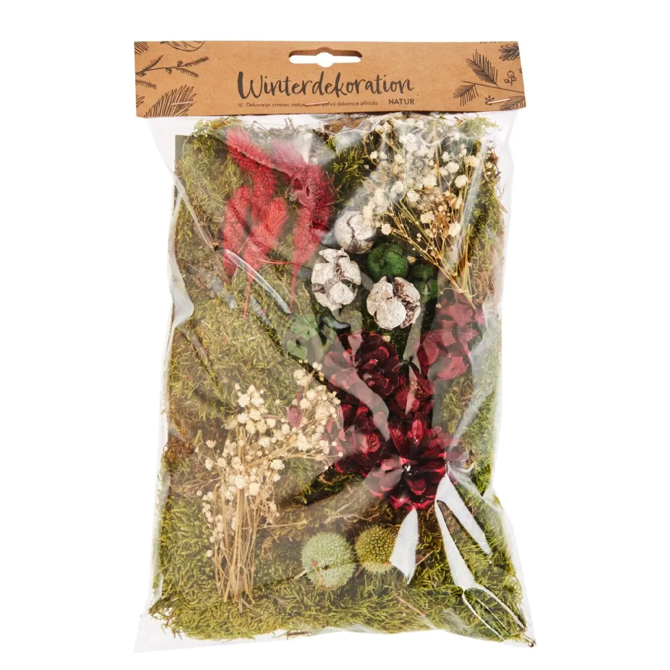 Clearance NANU-NANA Potpourri Winterwald, Rot/natur